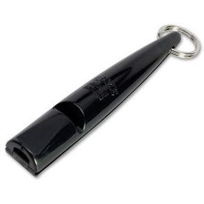 Acme sort hundefljte uden kugle + gratis snor